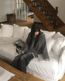 Enpa Stripe Overfit Hooded Knit