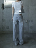 Rose Low Straight Denim