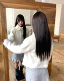 Ae Straight Frill Knit Banding Skirt