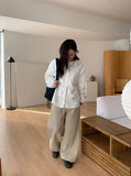 Aven cut wide pants