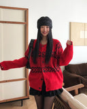 Meritz Wool Argyle Cardigan