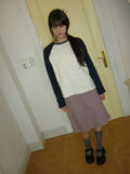Chaori Nylon Banding Midi Skirt