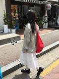 [BAONHAUS] Karene See-through Over Gauze Shirt