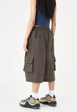 Kant cargo nylon capri pants