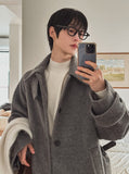 Posey Wool Balmacaan Coat