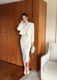 Eve Tweed H-Line Skirt