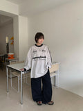 [unisex] Tikopi Lettering Over Long Sleeve Tee