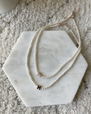 Felin Initial Pearl Necklace