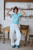 Zesty Heart Crop Short Sleeve Tee