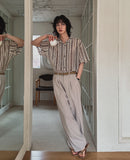 Rowoon Two-Tuck Wide Slacks