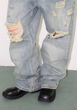 VINTAGE DESTROYED DENIM
