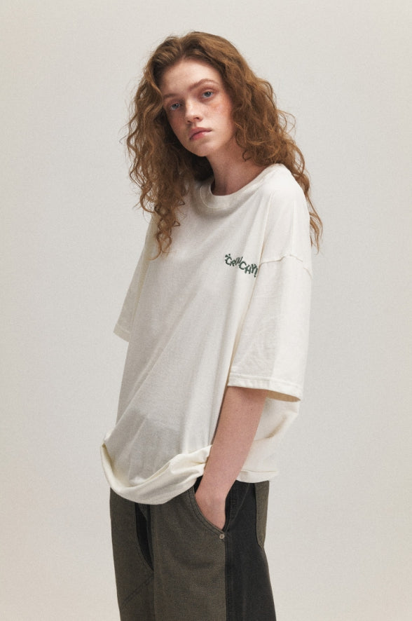 【CPGN STUDIO】24SS★ Crunch Embroidery Short Sleeve Tee MUSINSA | CPGN STUDIO Crunch Embroidery Short-sleeved T
