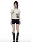 STAR2 Henley Neck Short Sleeve Tee