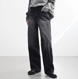 Hanne Black Denim Washing Denim Pants