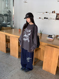 Kan Love Printing Over Long Sleeve Tee