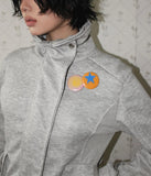 HIGH-NECK SWEAT JACKET