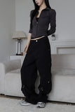 Beni Zip-up Long Sleeve Top