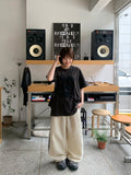 Mubas Summer Side Color Matching Wide Pants