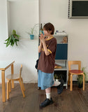 Nelk Banding Cargo Denim Bermuda Pants