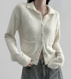 Kima Fur Collar Cardigan