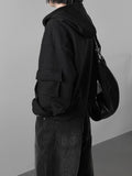 (unisex) Ketrick Pocket Two-Way Hooded Zip-Up