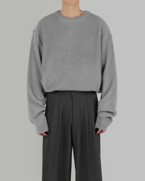 ニット・セーター IONSEOUL Eric Round Knit ニット・セーター IONSEOUL Eric Round Knit IONSEOUL(アイオン