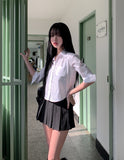 Linder Basic Three Quarter Crop Shirt