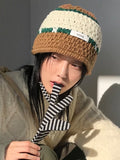 RIBBON KNITTING BUCKET HAT