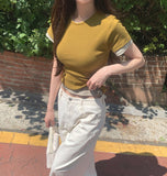 Silver Strap Back Point Balloon Herringbone Wide Cotton Pants