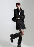 Mild Pleats Skirt Pants