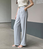 Flynn Summer Cool Pintuck Wide Slacks