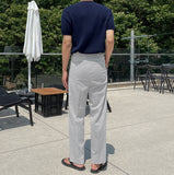 Randy linen belte slacks