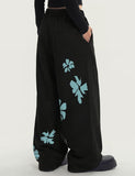 STILL FLOWER Training Wide Pants
