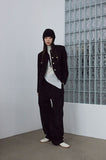 wool terry bookle tweed jacket