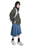 DENIM PLEATS SK