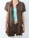 TIE SHEER SHIRT