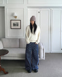 Nien Boucle Fur Beanie Hat