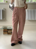 Tera Pink Two-Way Jogger Wide Cargo Pants