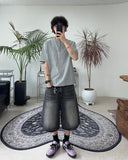 Benen Washed Bermuda Denim Pants