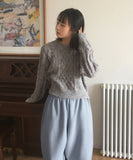 [3-step brushed] Shunu wide training jogger pants