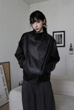 [ EEUN MADE] Biker clip leather jumper