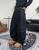 Repel Back Strap Denim Pants