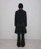 Layered Ruffle Skirt Pants