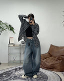 Miru Overfit Check Shirt