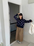 Moheb Flower Knit Cardigan