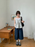 Metb Layered Check Sleeveless Blouse