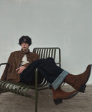 [Handmade] Rope suede boots