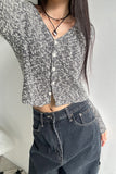 husky knit cardigan