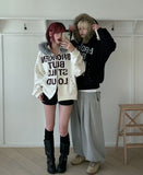 Loud Corduroy Stud Fur Hood Zip-Up