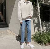 Overfit Collar Sweatshirt